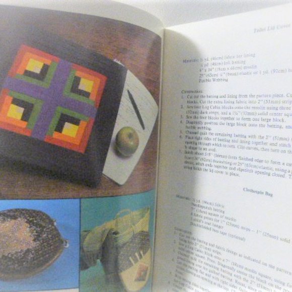 BK26 LOG CABIN QUILT Patterns Sue Saltkill Dover Needlework Series Magazine - Picture 5 of 7